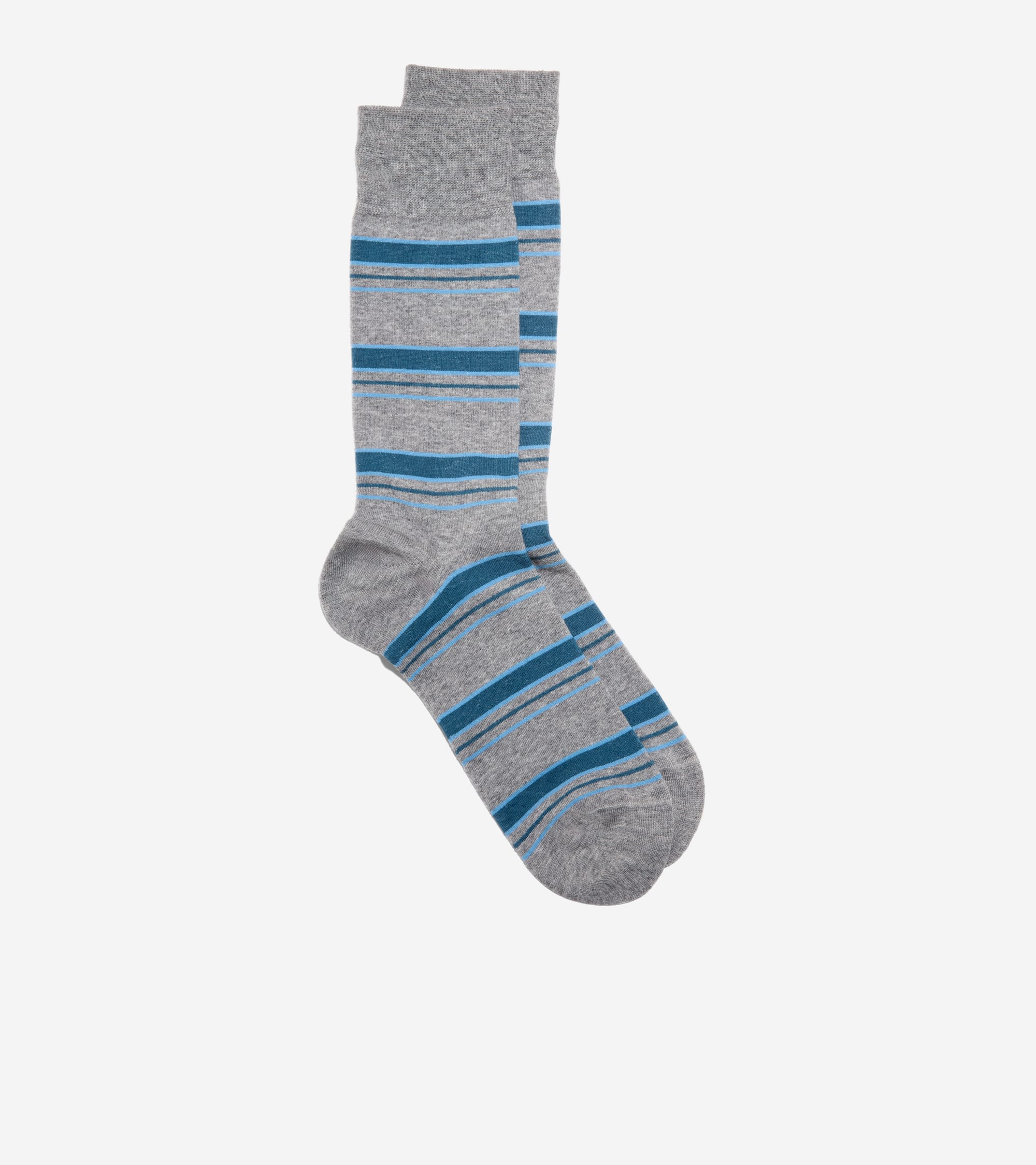 Men's Stripe Dress Crew Socks - Image 2