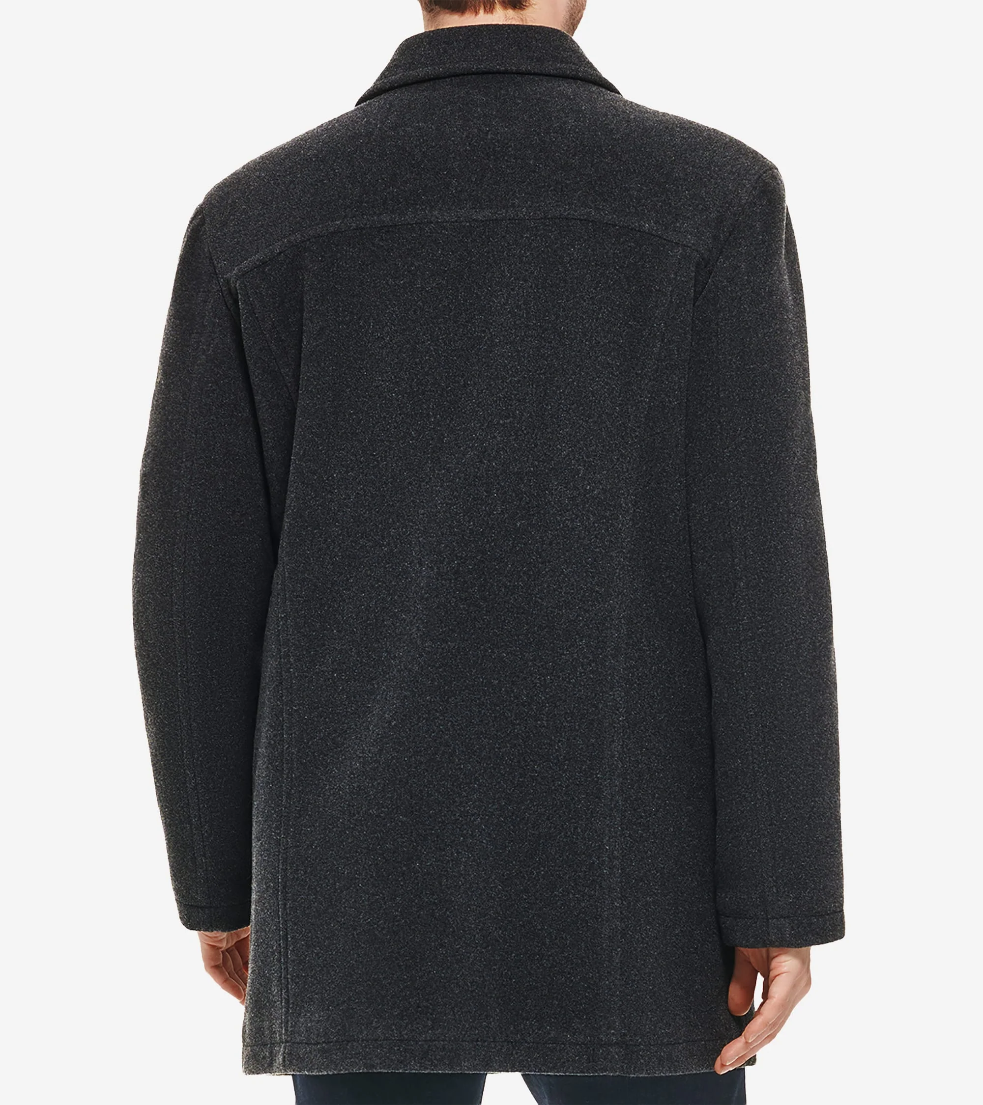 Men's Wool-Blend Car Coat - Image 4