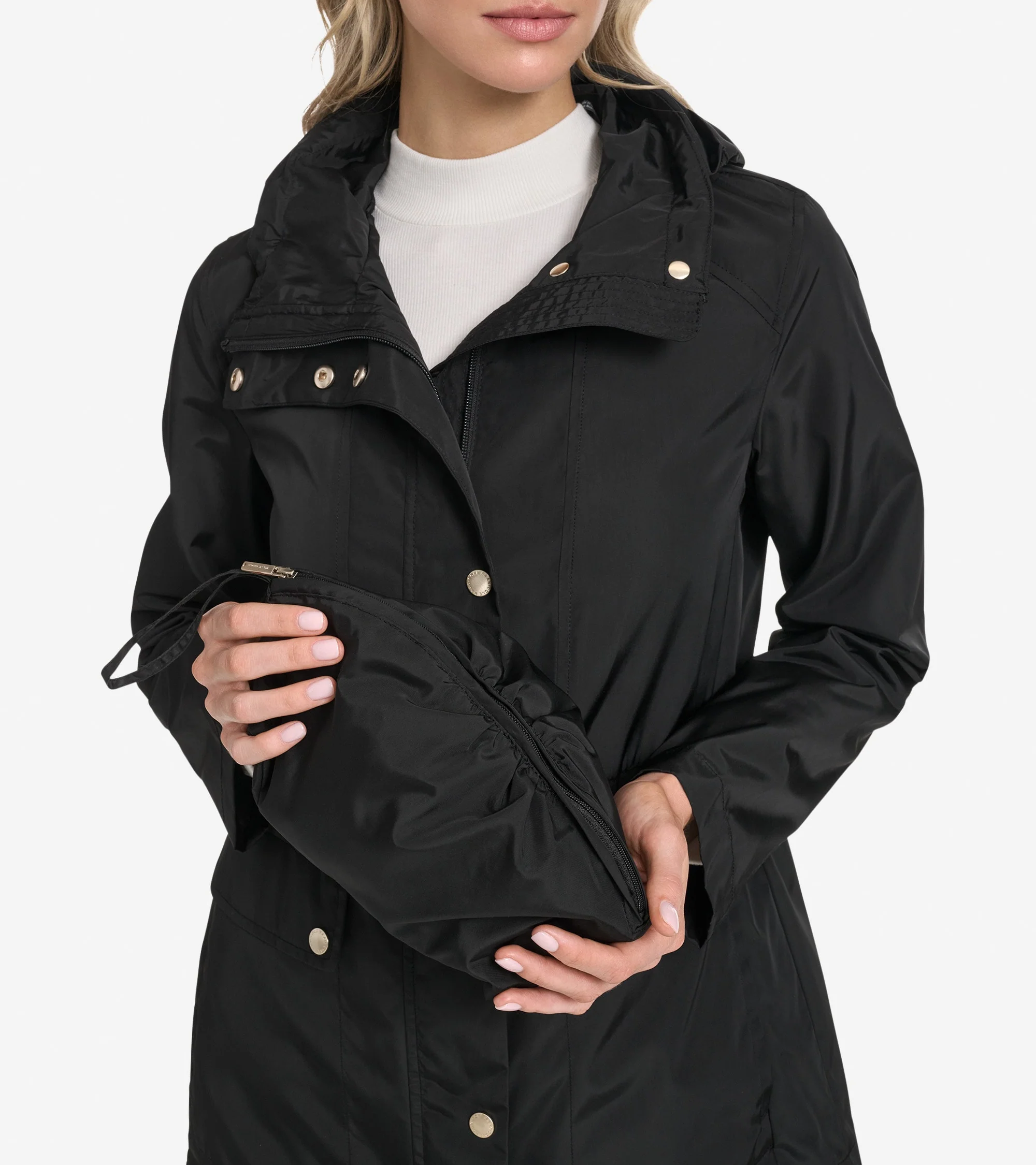 Women's Packable Short Parka - Image 3