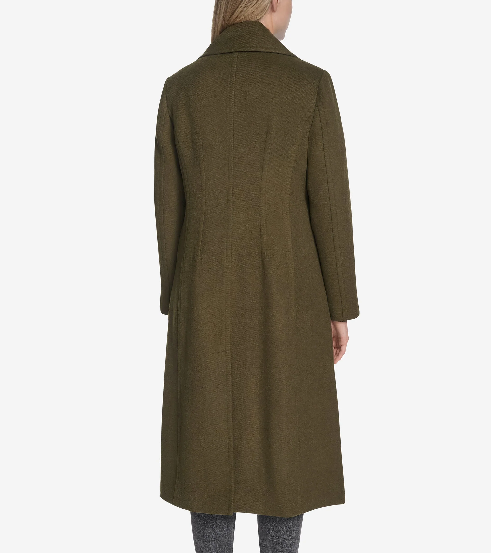 Women's Serge Twill Wool Coat - Image 2