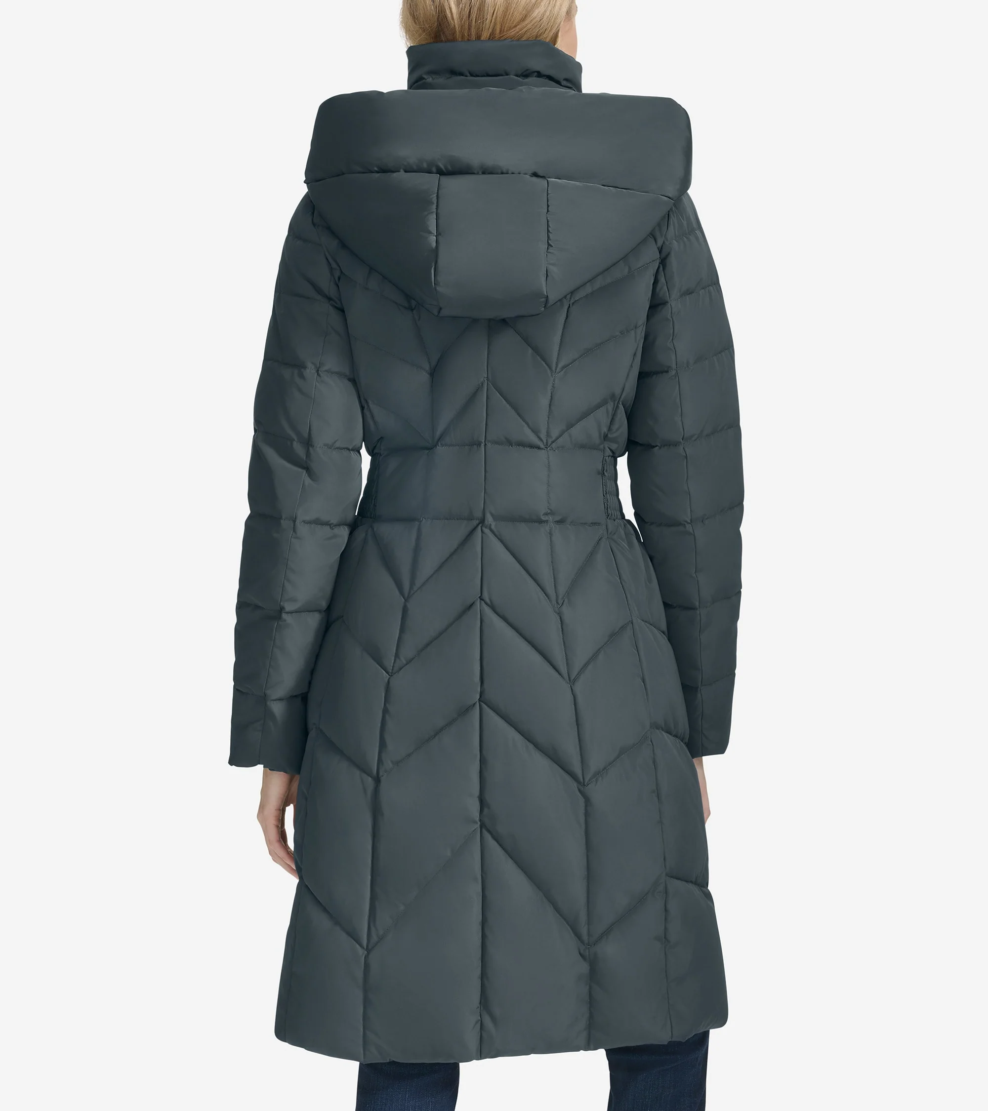 Women's Taffeta Down Coat - Image 2